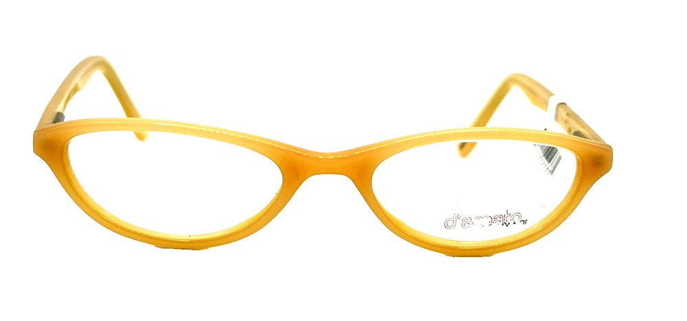 D'AMATO DW5143 ORANGE EYEGLASSES FRAMES 51-19-135 AUTHENTIC NEW NO CASE